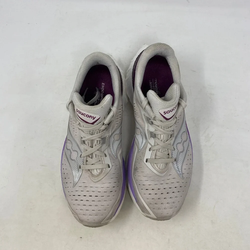 Saucony Endorphin Speed 4 Womens 8 Running Shoes Fog Plum Purple S10940-210